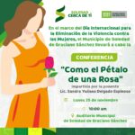 AYUNTAMIENTO DE SOLEDAD INVITA A ACTIVIDADES EN CONMEMORACIÓN DEL 25N