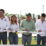 RICARDO GALLARDO INAUGURA UNIDAD DEPORTIVA EN TANQUIÁN