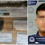 FUE ENCONTRADO CON MÁS DE DIEZ BOLSITAS DE MARIHUANA; YA ESTÁ DETENIDO