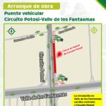 INICIARÁ CONSTRUCCIÓN DE PUENTE VEHICULAR EN SGS; HABRÁ CIERRES VIALES