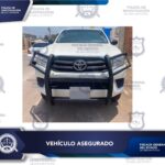 LOCALIZAN CAMIONETA CON NÚMERO DE SERIE ALTERADO EN CIUDAD FERNÁNDEZ