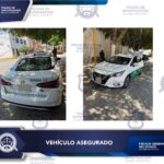 LOCALIZAN TAXI EN MATEHUALA; FUE ROBADO EN EL ESTADO DE MÉXICO