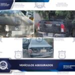 LOCALIZAN TRES VEHÍCULOS ROBADOS EN SOLEDAD