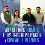 Autoridades de Villa de Pozos participan en coordinación estatal para manejo de incendios