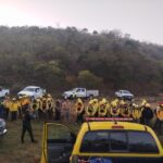 Autoridades y voluntarios combaten incendio forestal en Ciudad del Maíz