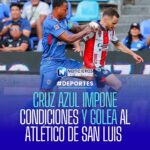 Cruz Azul supera 3-0 al Atlético de San Luis en la Jornada 10 del Clausura 2026