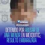 Detienen a hombre en Mexquitic por presuntos delitos de abuso sexual y violación contra adolescente