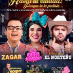 Fenapo presenta velada de comedia con José Luis Zagar, Gaby Mendoza y Edson Zúñiga en el Palenque