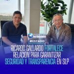Gobernador de San Luis Potosí encabeza reuniones de seguridad y transparencia
