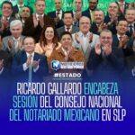 Gobernador de San Luis Potosí inaugura sesión nacional del notariado mexicano