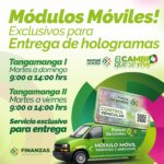 Gobierno de San Luis Potosí mantiene módulos móviles para entrega de hologramas vehiculares 2026