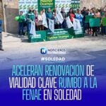 Municipio de Soledad acelera pavimentación en calle Melchor Ocampo ante proximidad de FENAE