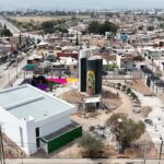 Rehabilitación de la Plaza de Los Silos en Villa de Pozos alcanza el 80% de avance
