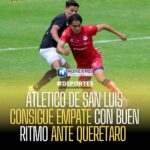 Atlético de San Luis empata 2-2 con Querétaro en amistoso de pretemporada