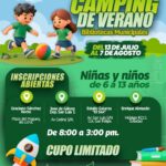 Bibliotecas municipales de Soledad abren inscripciones para camping de verano 2026