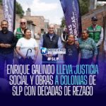 Enrique Galindo inicia obras de drenaje y agua potable en colonia con más de 40 años de rezago en SLP