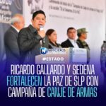 Gobernador de SLP y Sedena lanzan campaña de canje de armas para reforzar la seguridad