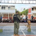 Guardia Civil Estatal promueve valores y prevención infantil con apoyo de su unidad canina
