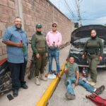 Guardia Civil Municipal de Villa de Pozos reconoce a padres de familia en su día