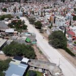 Pavimentación de calle Acacias en Soledad de Graciano Sánchez entra en fase final