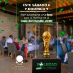Réplica del trofeo mundialista se exhibe este domingo en Viñedo Pozo de Luna en Soledad