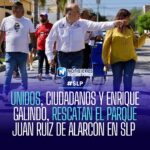 Alcalde de San Luis Potosí entrega parque rehabilitado en la colonia Virreyes