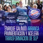 Alcalde Enrique Galindo inicia rehabilitación de vialidades en la Colonia Satélite de San Luis Potosí