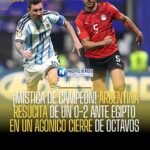 Argentina remonta 0-2 ante Egipto y avanza a cuartos del Mundial 2026