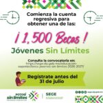 Cierre de registro para Becas Jóvenes Sin Límites en SLP: vence el 31 de julio