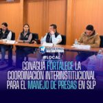 Conagua refuerza coordinación interinstitucional para monitoreo de presas en San Luis Potosí