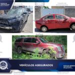 Fiscalía de San Luis Potosí recupera tres vehículos robados en operativos
