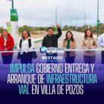 Gobierno de San Luis Potosí entrega modernización vial en Villa de Pozos y arranca rehabilitación de calle California