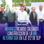 Gobierno de SLP inicia construcción de la Vía Alterna Sur en el Eje 122