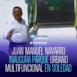 Inauguran Parque Urbano en Soledad con purificadora de agua y consultorio médico; reactivan obras en Bulevar Río Santiago