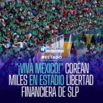Miles celebran en el Estadio Libertad Financiera de SLP el pase de México a octavos de final