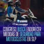 Reforma en San Luis Potosí obligará a motociclistas a usar luces y reflejantes para reducir accidentes