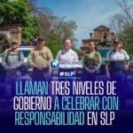 Tres niveles de gobierno llaman a celebrar con responsabilidad en SLP durante el partido México vs Inglaterra
