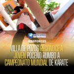 Villa de Pozos reconoce a joven karateca que representará a México en Mundial WUKF 2026 en Rumania