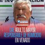 Detienen a adulto mayor de 74 años por homicidio en Venado, San Luis Potosí