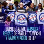 Enrique Galindo inicia regeneración del parque Tatanacho y pavimentación en San Luis Potosí