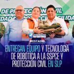 🚓 | ENTREGAN EQUIPO Y TECNOLOGÍA DE ROBÓTICA A LA SSPCE Y PROTECCIÓN CIVIL EN SLP 🚨👮‍♀️