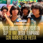 ESTE SÁBADO FENAPO 2026 EN SLP SE VIVE DESDE TEMPRANO CON AMBIENTE DE FIESTA