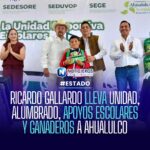 Gobernador de San Luis Potosí impulsa obras y apoyos en Ahualulco