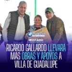 Gobernador de SLP anuncia obras de infraestructura y programas sociales para Villa de Guadalupe