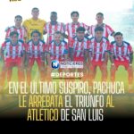 Pachuca empata al 90+3 con gol del portero y amarga la fiesta al Atlético de San Luis