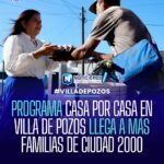 PROGRAMA CASA POR CASA EN VILLA DE POZOS LLEGA A MÁS FAMILIAS DE CIUDAD 2000