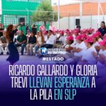Ricardo Gallardo y Gloria Trevi visitan centro penitenciario de La Pila para promover reinserción social