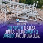 Alberca Olímpica de Soledad registra 30% de avance; trabajan en cubierta y acceso principal