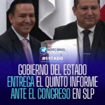 Gobierno de San Luis Potosí entrega el Quinto Informe de Gobierno ante el Congreso del Estado