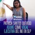 Patricia Santos Quevedo asume formalmente como Vocal Ejecutiva del INE en San Luis Potosí